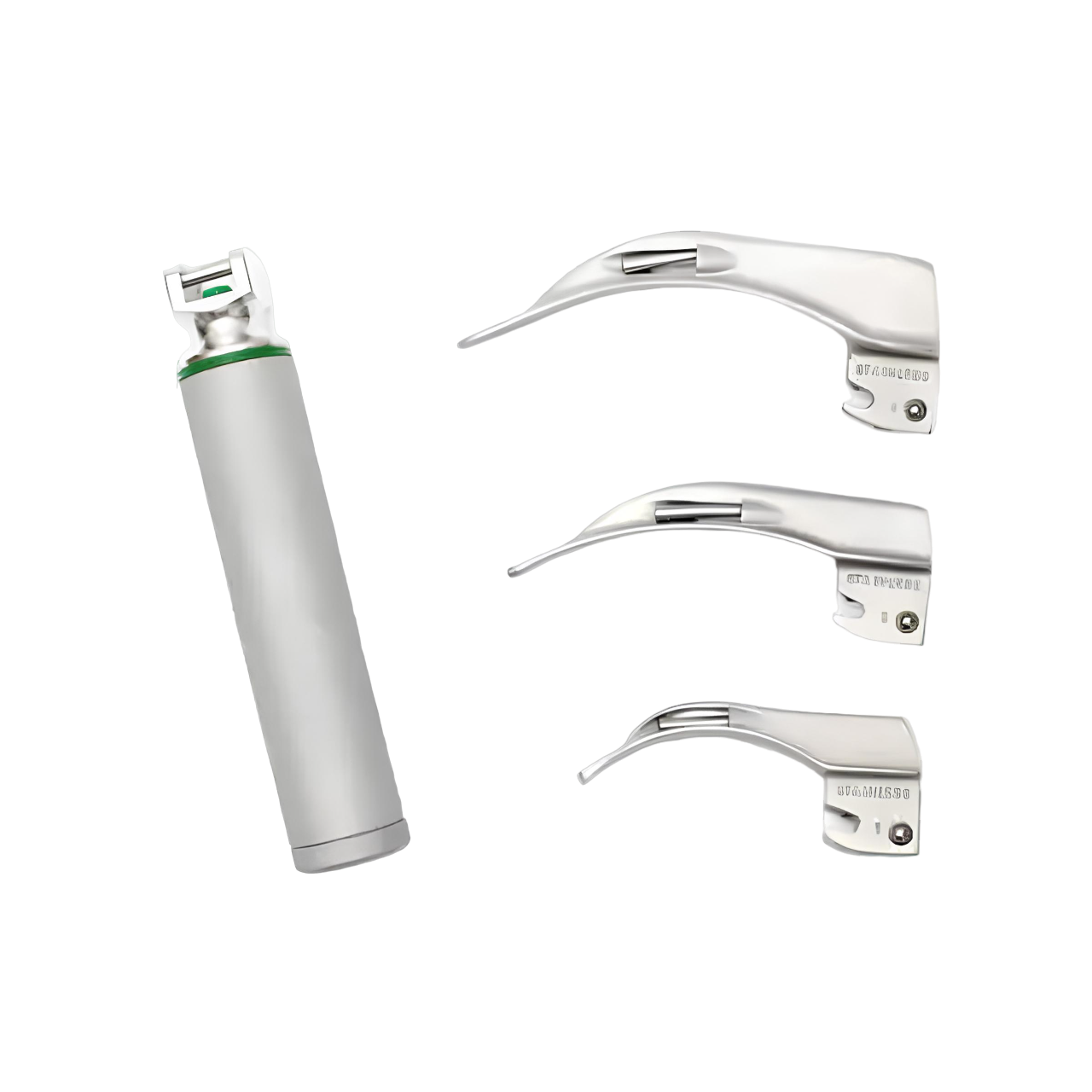 Laringoscópio Fibra Ótica Lamina Reta