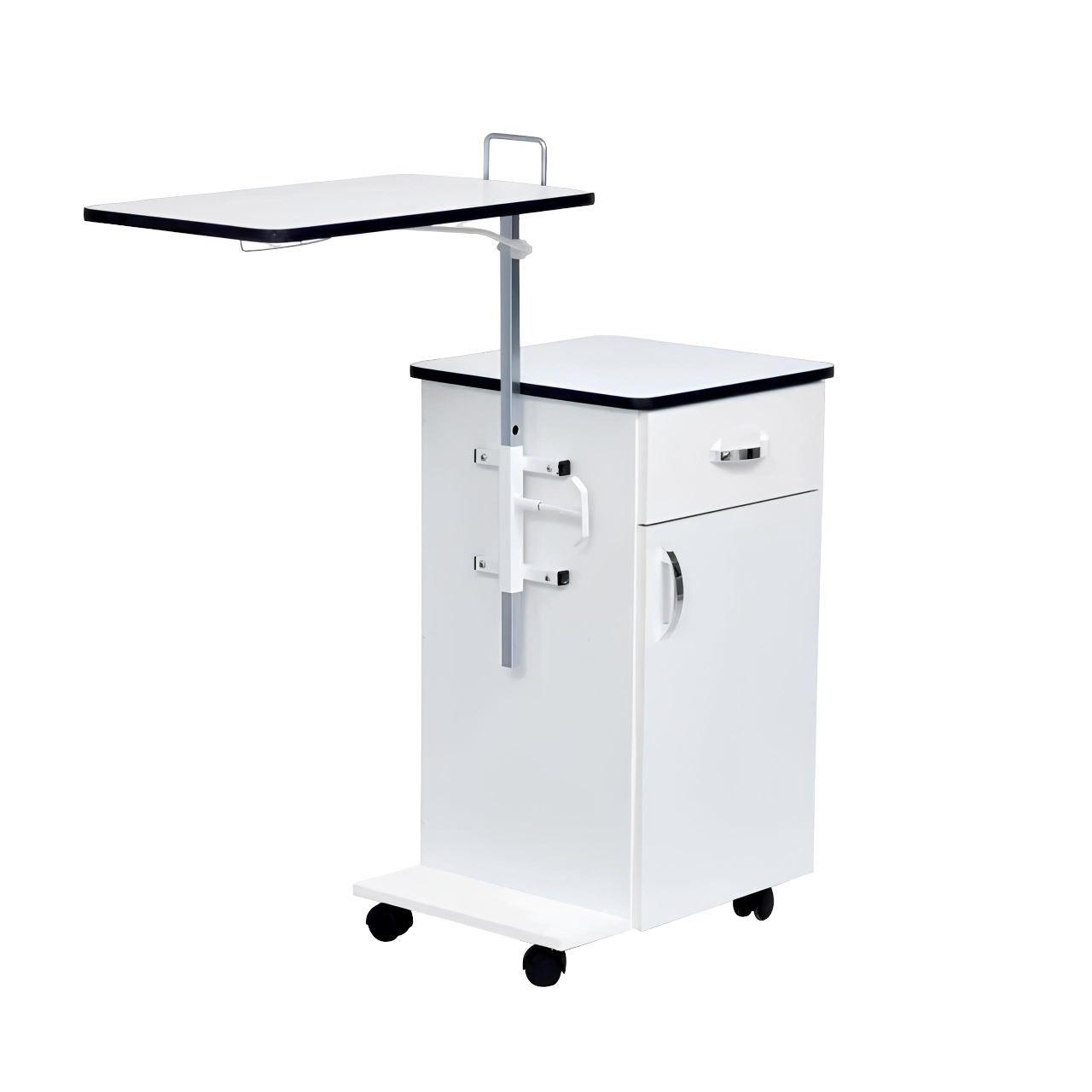 Mesa De Cabeceira Hospitalar Com Bandeja