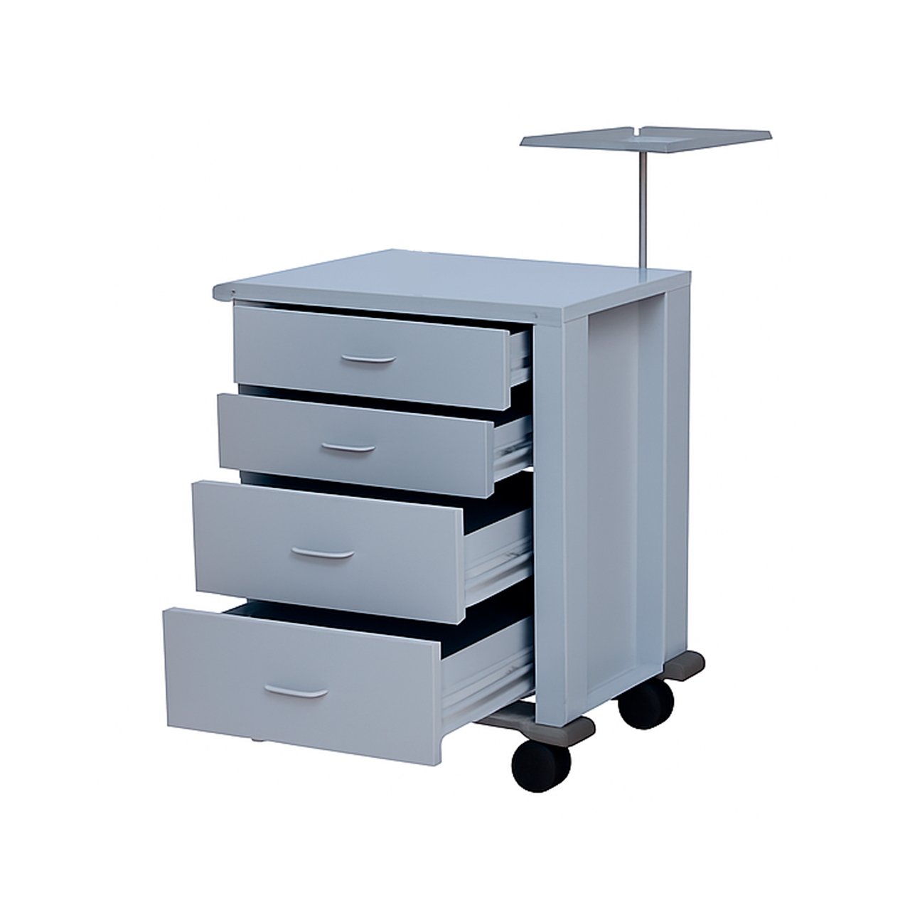 Carro De Emergência Hospitalar Com 4 Gavetas