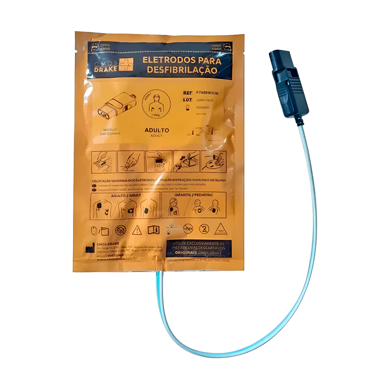 Pás de Choque Adesivas DEA Adulto