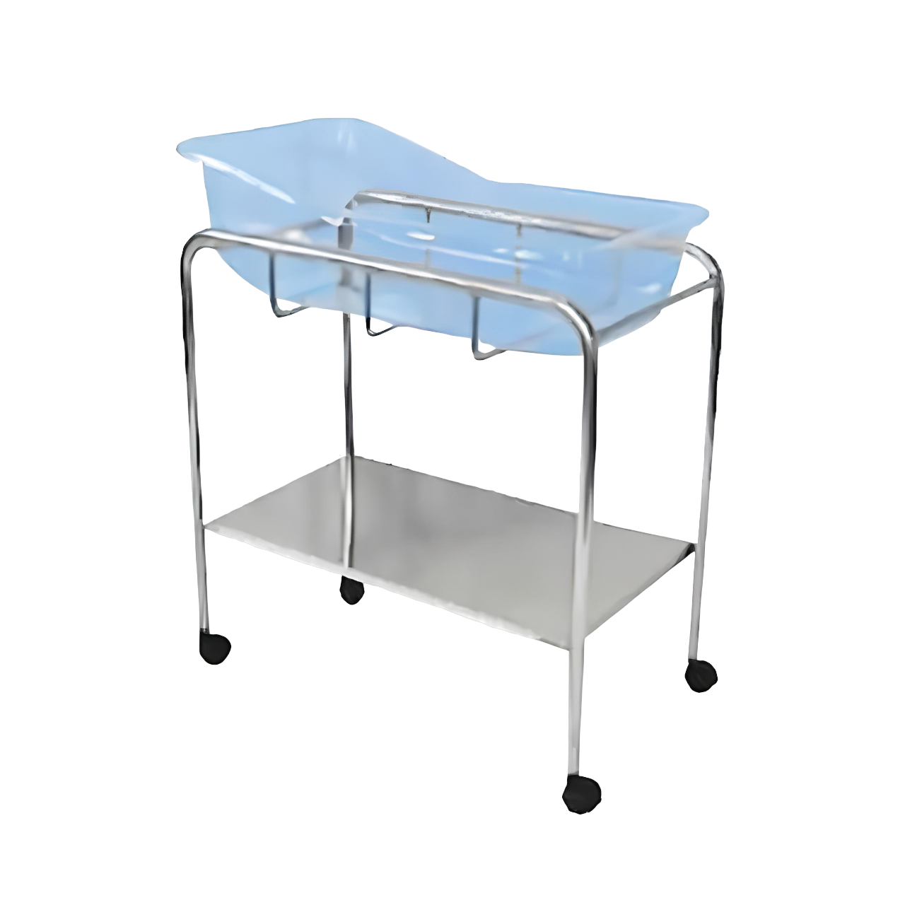 Berço Neonatal Inox com Cesto Acrílico